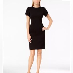 Like New✨ Calvin Klein Tulip Sleeve Sheath Dress